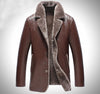 2017 New Genuine Natural Sheepskin Snow Coats Fashion Casual Designer Brand  Fur Leather Fur Sleeve Jacket G0001