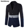 Hot Sale Business Casual Suit Men Blazers Set Professional Form Long Sleeve Patchwork Design Men's Single Breasted Blazer Suit