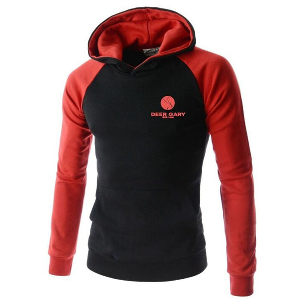 New 2015 Men's Hoodie Casual Men Sweatshirt Brand Leisure Suit Patchwork Slim Hoodie Jacket Men Sportswear Pullover Men Outwear