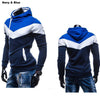 Hot Sale 2015 New Arrival Mens Leisure Suit Man Hoodies Casual Slim Patchwork Hoodie Jacket Sweatshirt 6 Colors  Men Sportswear
