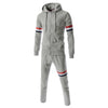 New Fashion 2016 Men Suits Men Spring/Autumn Hoodies Set/Sweatshirts+Pant Ribbon Design Mens Tracksuits Sportwear  3XL