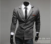 New Fashion Casual Slim Design Stylish Two-Button Suit Men Blazer Coat Jackets Casual Solid Men Garment 3 Colors  M-XXL
