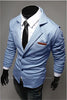 New Fashion Casual Slim Design Stylish Two-Button Suit Men Blazer Coat Jackets Casual Solid Men Garment 3 Colors  M-XXL