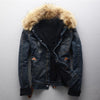 Free shipping 2016 New Winter Men Clothing Jean Coat outwear Fur Collar Denim Jacket Winter Men's Coat Jackets