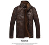 high quality 2017 winter men leather Jacket men's warm Motorcycle leather jackets coat jaqueta chaqueta hombre