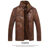 high quality 2017 winter men leather Jacket men's warm Motorcycle leather jackets coat jaqueta chaqueta hombre
