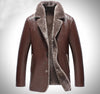 2017 New Genuine Natural Sheepskin Snow Coats Fashion Casual Designer Brand  Fur Leather Fur Sleeve Jacket G0001