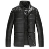 100% Sheepskin Genuine Leather Jacket Male 2016 Brand Men's Slim Causal Motorcycle Jacket jaqueta de couro masculina MC1673