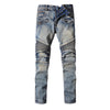 Men's Famous Brand High Quality Fashion Skinny Jeans With Holes Size 28-38