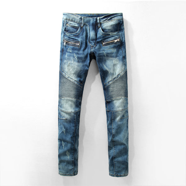 2017 New Jean Male Big Size 29-40 Straight Slim Skinny Jeans Men Clothing  Men Pants