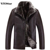 2015 New Winter Warm Motorcycle Leather Jacket High Quality Brand New Man Fashion Leather Coats F1507