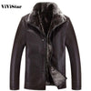 2015 New Winter Warm Motorcycle Leather Jacket High Quality Brand New Man Fashion Leather Coats F1507