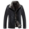 2015 New Winter Warm Motorcycle Leather Jacket High Quality Brand New Man Fashion Leather Coats F1507