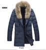 Free shipping, 2014 new arrive winter coat Men's Long Slim wool collar Down jacket, MC328 wholesale