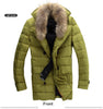 Free shipping, 2014 new arrive winter coat Men's Long Slim wool collar Down jacket, MC328 wholesale
