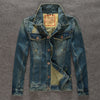 2017 Spring New Fashion Vintage Chaqueta Vaquera Hombre Slim Stylish High Quality Jacket And Coats Mens Jeans