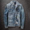 Autumn New Trendy Slim Jaqueta Jeans Masculina Vintage Quality Mens Jackets And Coats