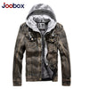 Casual Good Quality Hooded Mens Winter Jackets And Coats Thick Warm Velet Lining Jeans Jacket Men