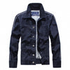 Denim Jacket Men Jeans Jacket For Men Turndown Collar 100% Cotton Outerwear Jean Jacket Men Retro Jacket Men