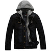Men'S Denim Jacket Male Winter Outwear Brand Coat Plus Velvet Thick Jean Jacket Casual Jacket Plus Size 3XL