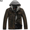 Men'S Denim Jacket Male Winter Outwear Brand Coat Plus Velvet Thick Jean Jacket Casual Jacket Plus Size 3XL